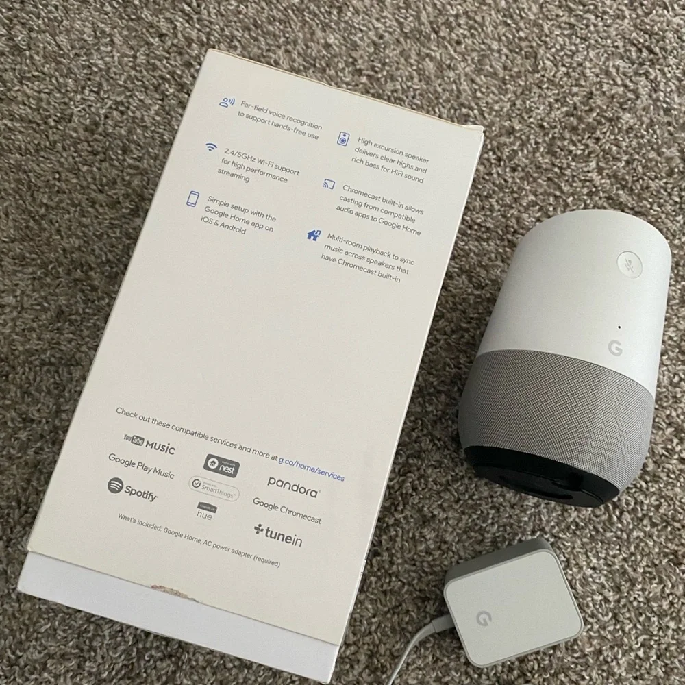 Google voice speaker never used